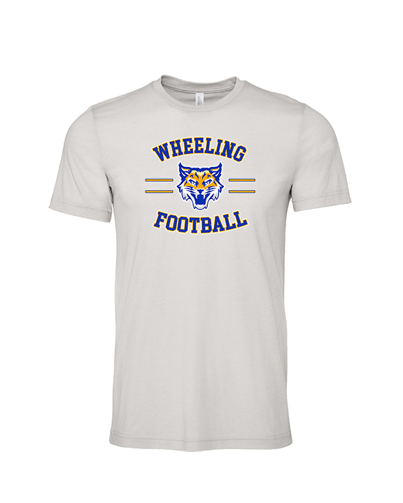 Wheeling HS Football Curve - Tri-Blend Shirt