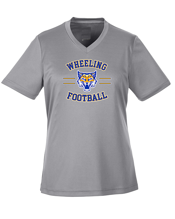 Wheeling HS Football Curve - Womens Performance Shirt