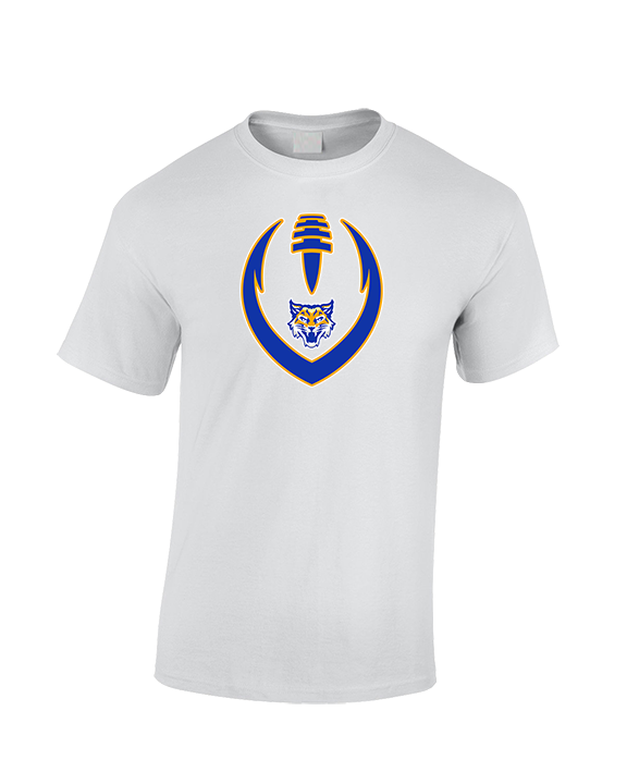 Wheeling HS Football Full Football - Cotton T-Shirt