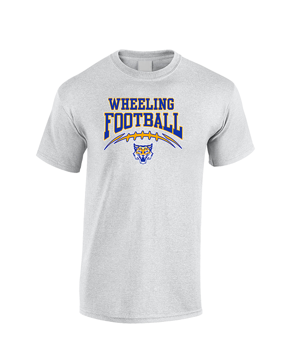 Wheeling HS Football School Football - Cotton T-Shirt