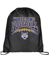 Wheeling HS Football School Football - Drawstring Bag