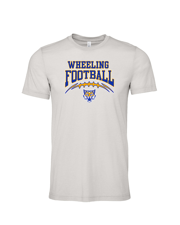 Wheeling HS Football School Football - Tri-Blend Shirt