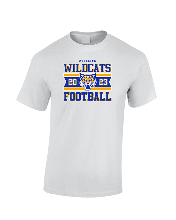 Wheeling HS Football Stamp - Cotton T-Shirt