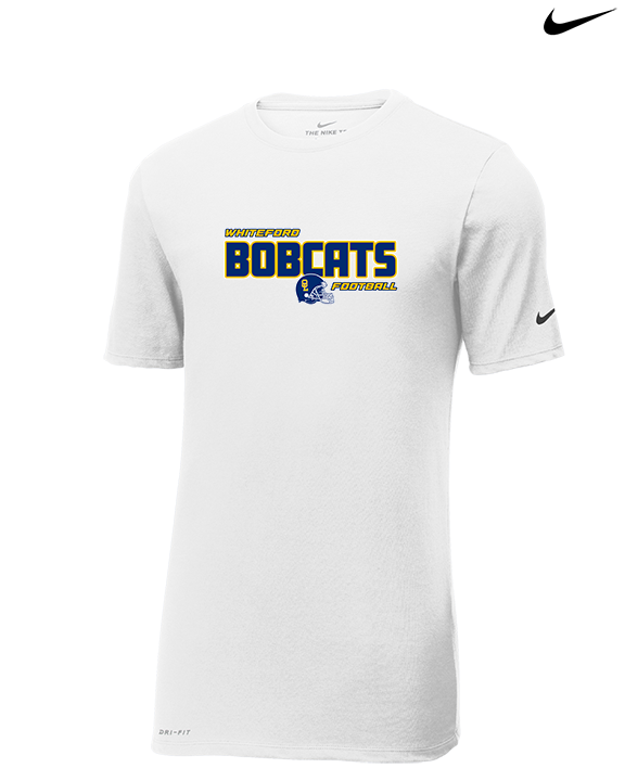 Whiteford HS Football Bold - Mens Nike Cotton Poly Tee
