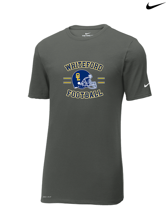 Whiteford HS Football Curve - Mens Nike Cotton Poly Tee