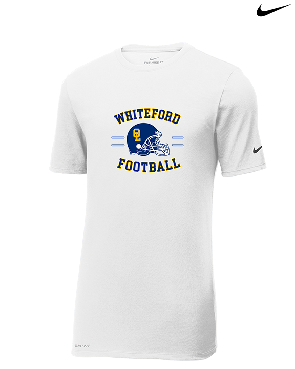 Whiteford HS Football Curve - Mens Nike Cotton Poly Tee