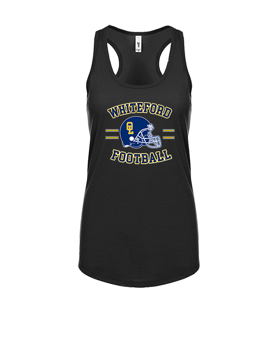 Whiteford HS Football Curve - Womens Tank Top
