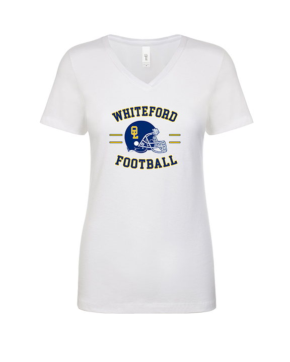 Whiteford HS Football Curve - Womens Vneck