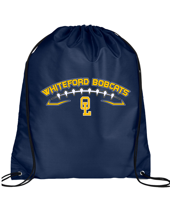 Whiteford HS Football Logo Custom 02 - Drawstring Bag