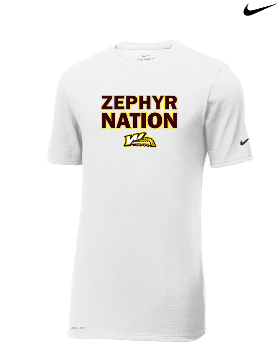Whitehall HS Cheerleading Nation - Mens Nike Cotton Poly Tee