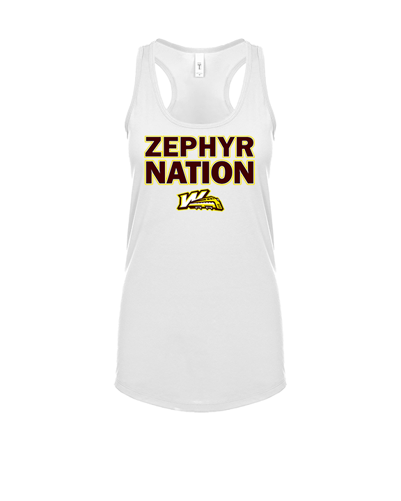 Whitehall HS Cheerleading Nation - Womens Tank Top