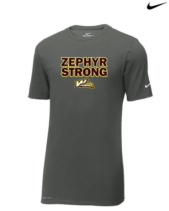 Whitehall HS Cheerleading Strong - Mens Nike Cotton Poly Tee