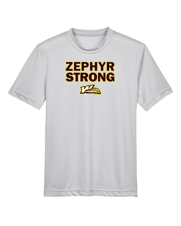 Whitehall HS Cheerleading Strong - Youth Performance Shirt