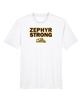 Whitehall HS Cheerleading Strong - Youth Performance Shirt