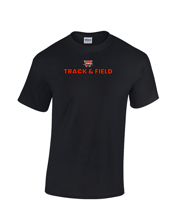 Whitewater HS Track & Field Logo - Cotton T-Shirt