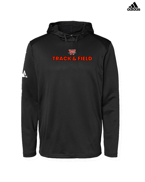 Whitewater HS Track & Field Logo - Mens Adidas Hoodie