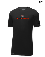 Whitewater HS Track & Field Logo - Mens Nike Cotton Poly Tee