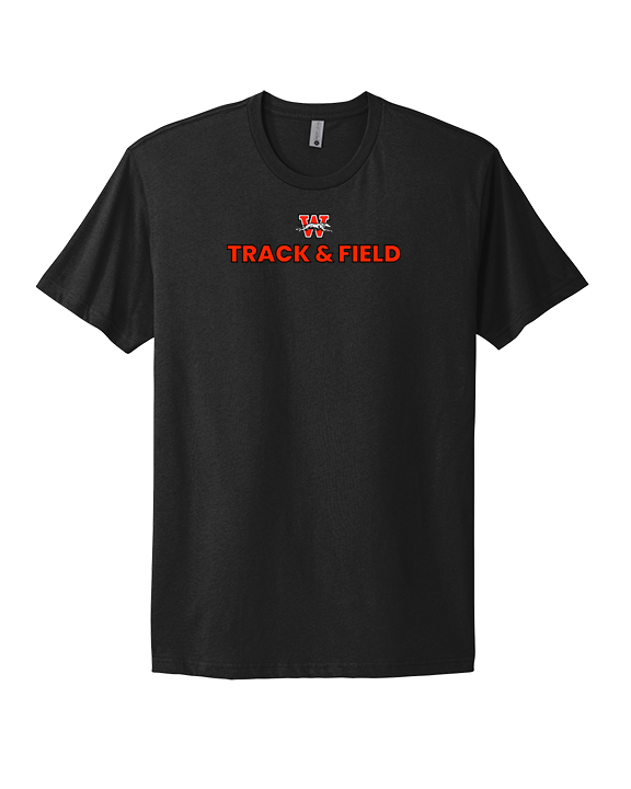 Whitewater HS Track & Field Logo - Mens Select Cotton T-Shirt