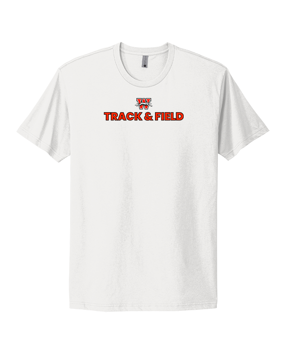 Whitewater HS Track & Field Logo - Mens Select Cotton T-Shirt