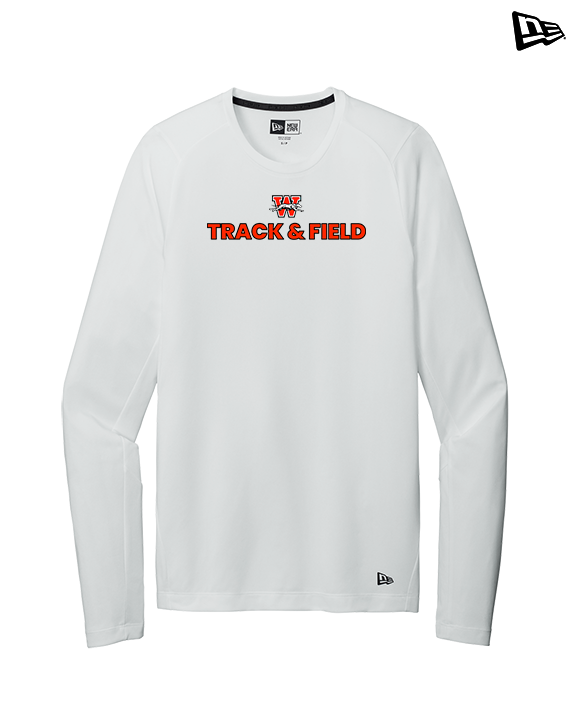 Whitewater HS Track & Field Logo - New Era Performance Long Sleeve