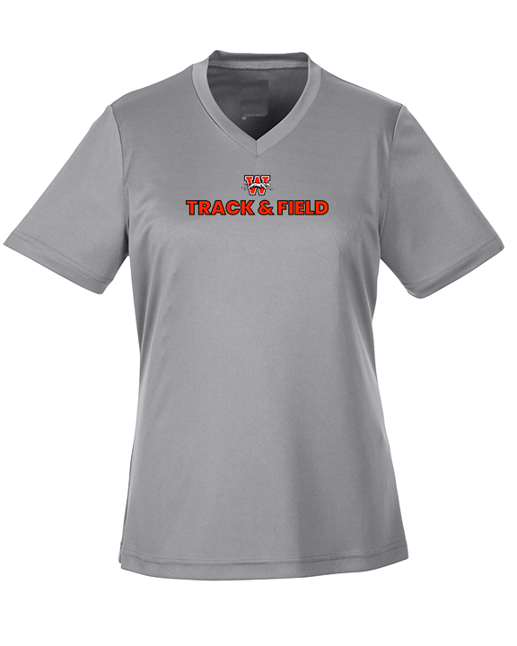 Whitewater HS Track & Field Logo - Womens Performance Shirt