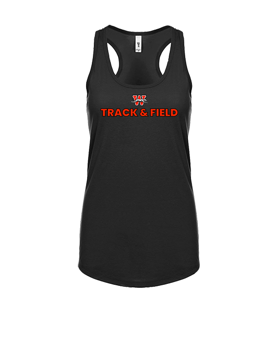 Whitewater HS Track & Field Logo - Womens Tank Top