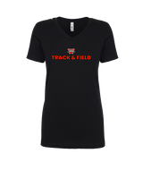 Whitewater HS Track & Field Logo - Womens V-Neck