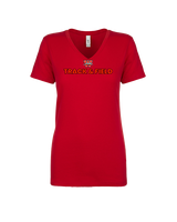 Whitewater HS Track & Field Logo - Womens V-Neck