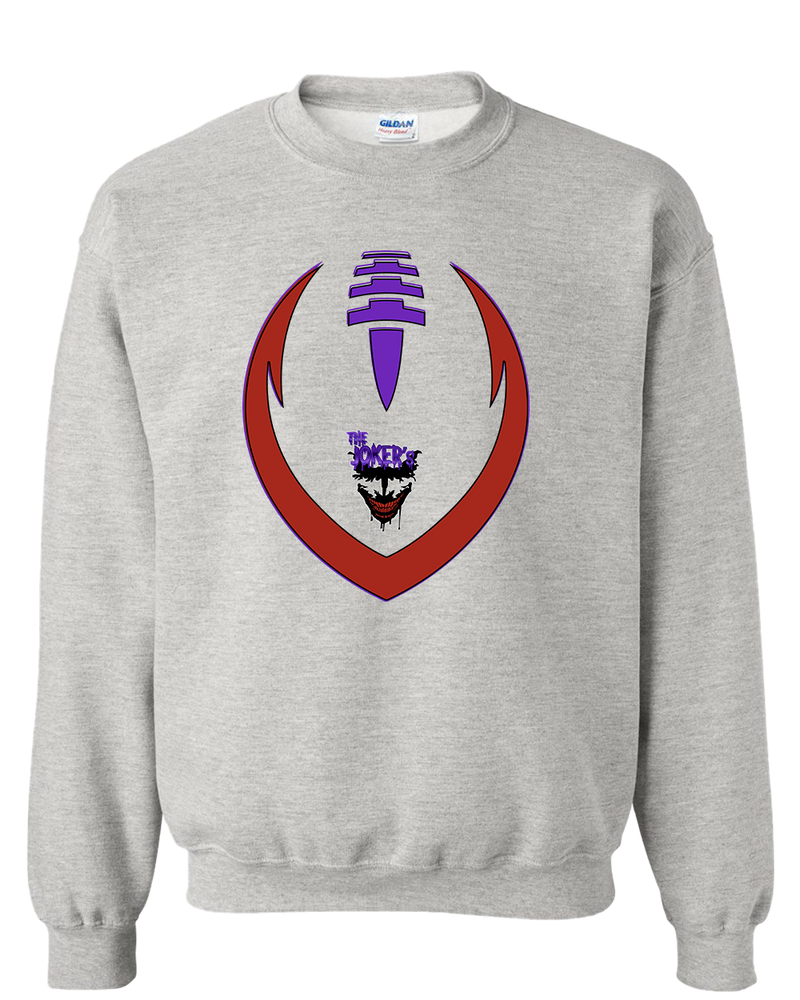 Jokers 9U Whole Football Purple - Crewneck Sweatshirt