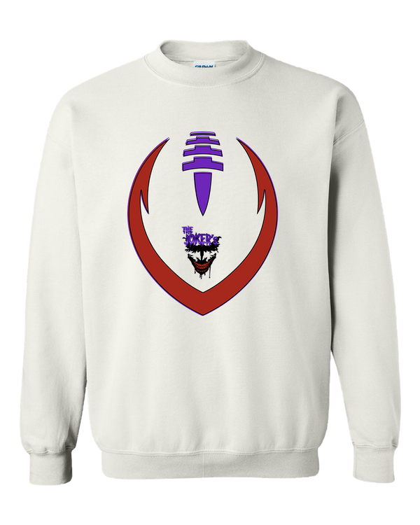Jokers 9U Whole Football Purple - Crewneck Sweatshirt