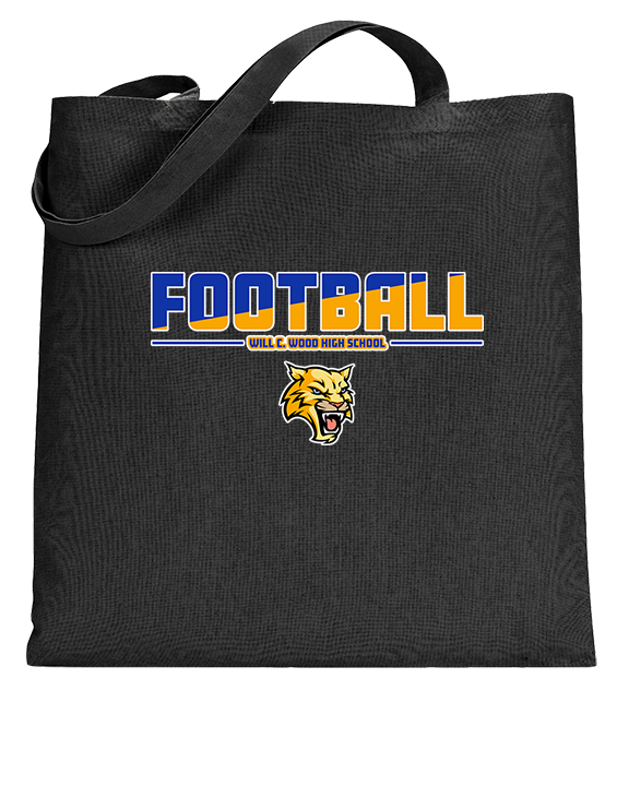 Will C Wood HS Football Cut - Tote
