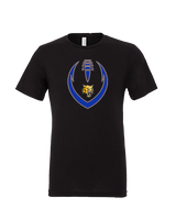 Will C Wood HS Football Full Football - Tri-Blend Shirt