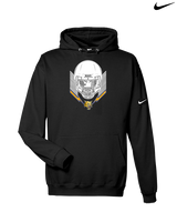 Will C Wood HS Football Skull Crusher - Nike Club Fleece Hoodie