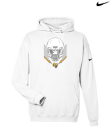 Will C Wood HS Football Skull Crusher - Nike Club Fleece Hoodie