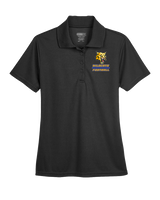 Will C Wood HS Football Split - Womens Polo