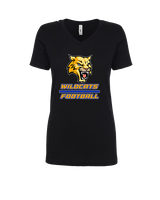Will C Wood HS Football Split - Womens Vneck