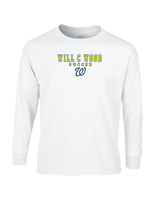 Will C Wood HS Girls Soccer Block 1 - Cotton Longsleeve