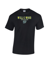 Will C Wood HS Girls Soccer Block 1 - Cotton T-Shirt