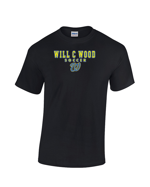 Will C Wood HS Girls Soccer Block 1 - Cotton T-Shirt