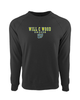 Will C Wood HS Girls Soccer Block 1 - Crewneck Sweatshirt