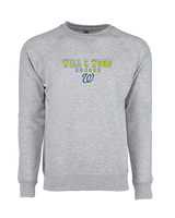 Will C Wood HS Girls Soccer Block 1 - Crewneck Sweatshirt