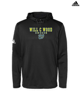 Will C Wood HS Girls Soccer Block 1 - Mens Adidas Hoodie