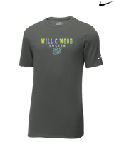 Will C Wood HS Girls Soccer Block 1 - Mens Nike Cotton Poly Tee