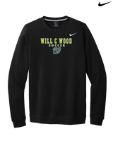Will C Wood HS Girls Soccer Block 1 - Mens Nike Crewneck