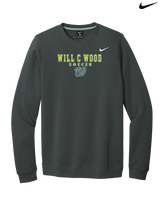 Will C Wood HS Girls Soccer Block 1 - Mens Nike Crewneck