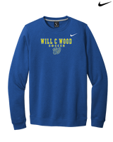 Will C Wood HS Girls Soccer Block 1 - Mens Nike Crewneck