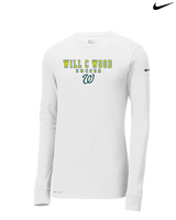Will C Wood HS Girls Soccer Block 1 - Mens Nike Longsleeve