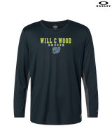 Will C Wood HS Girls Soccer Block 1 - Mens Oakley Longsleeve