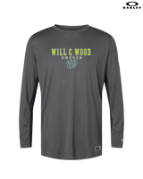 Will C Wood HS Girls Soccer Block 1 - Mens Oakley Longsleeve