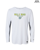 Will C Wood HS Girls Soccer Block 1 - Mens Oakley Longsleeve